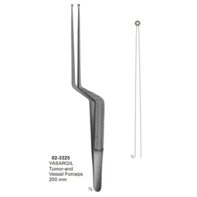 Forceps for Graspig Tissue, Tumers, Bayonet Shapes